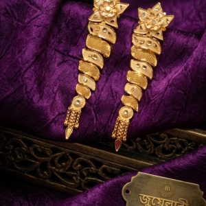 Exquisite Heritage Gold Plated Jhumka Ear Ring