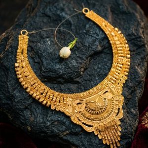 Premium Kemp Stone Floral Necklace Set