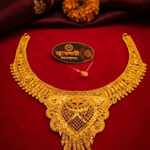 Ornate Peacock Motif Festive Necklace Set