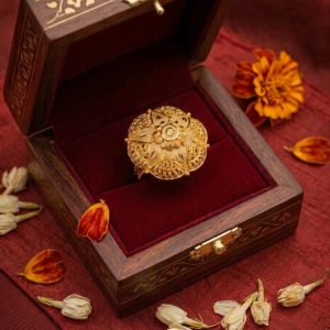 Classic Ethnic Filigree Adjustable Ring