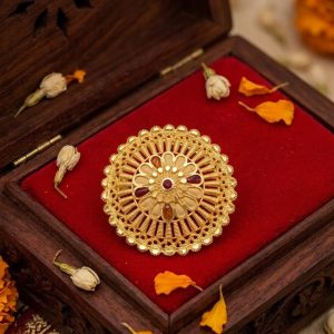 Graceful Floral Mandala Adjustable Ring